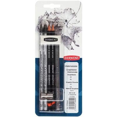 Derwent Water Soluble Graphite Set - Drawing Set Derwent Water Soluble Graphite Set - Drawing Set