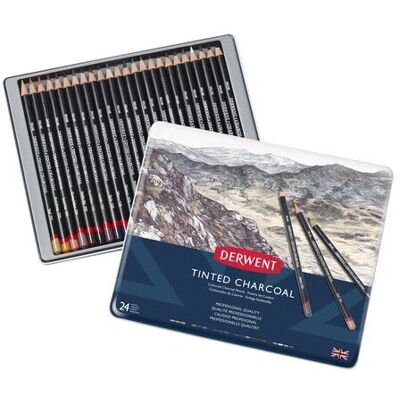 Derwent 2301691 Charcoal Pencils - Multicolour Derwent 2301691 Charcoal Pencils - Multicolour