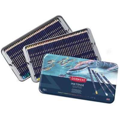 Derwent Inktense Watercolour Ink Pencils - 72 Assorted Colors - Free Art Storage Bag Derwent Inktense Watercolour Ink Pencils - 72 Assorted Colors - Free Art Storage Bag