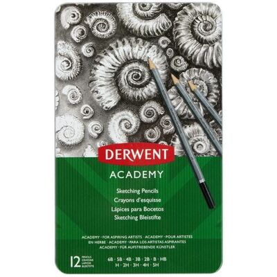 Derwent Academy Charcoal Pencil Set - Sketching Range 12 pcs Derwent Academy Charcoal Pencil Set - Sketching Range 12 pcs