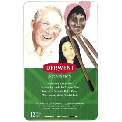 Derwent Academy Multicolour Watercolour Pencils - Watercolour Pencils Derwent Academy Multicolour Watercolour Pencils - Watercolour Pencils