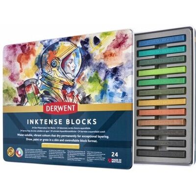 Derwent Inktense Akvarellisetti - Taide/Askartelu värit Derwent Inktense Akvarellisetti - Taide/Askartelu värit