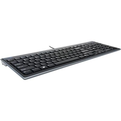 Kensington Advance Fit Slim Type Keyboard - Office USB QWERTY Black Kensington Advance Fit Slim Type Keyboard - Office USB QWERTY Black