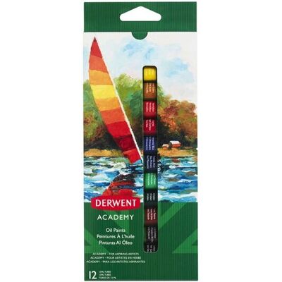 Derwent Academy 12ml olejne farby - Bez koloru - Materiały artystyczne Derwent Academy 12ml olejne farby - Bez koloru - Materiały artystyczne