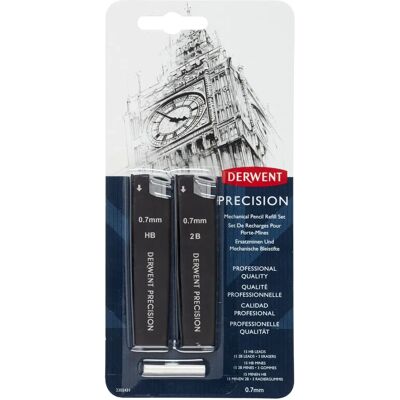 Set de Recharges pour Crayon Mécanique Derwent - Recharge pour Crayon Technique Set de Recharges pour Crayon Mécanique Derwent - Recharge pour Crayon Technique