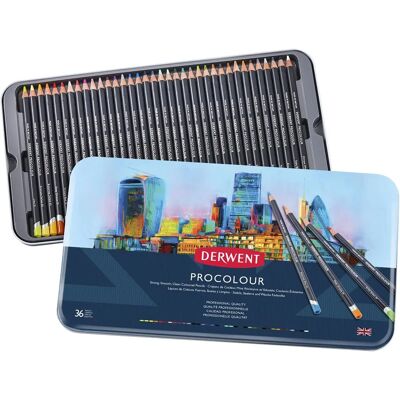 Derwent Procolour Colouring Pencils Set of 36 - Coloring Pencils Derwent Procolour Colouring Pencils Set of 36 - Coloring Pencils