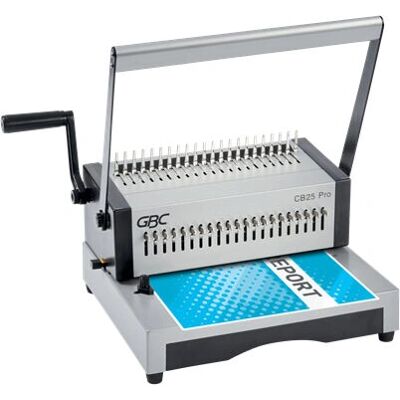 GBC CB25 Pro Machine de reliure multifonction - Perforatrice manuelle robuste - Argent GBC CB25 Pro Machine de reliure multifonction - Perforatrice manuelle robuste - Argent