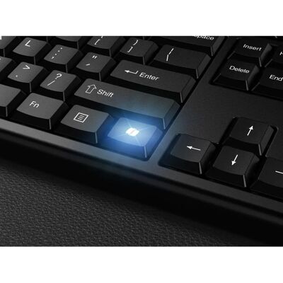 Kensington KM270 EQ Kabelloses Tastatur-Maus-Set - Schwarz Kensington KM270 EQ Kabelloses Tastatur-Maus-Set - Schwarz