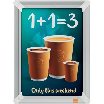 Nobo - Premium Plus A4 - Aluminium - Frame - Picture Frame Nobo - Premium Plus A4 - Aluminium - Frame - Picture Frame