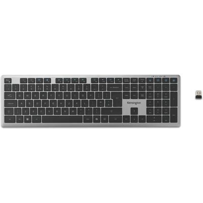 Kensington - K75408UK - Gris - RF/Bluetooth - Keyboard - Publicité Kensington - K75408UK - Gris - RF/Bluetooth - Keyboard - Publicité