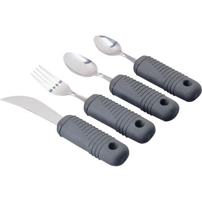 Homecraft Sure Grip Inclined Utensils - Eating Aid Homecraft Sure Grip Inclined Utensils - Eating Aid