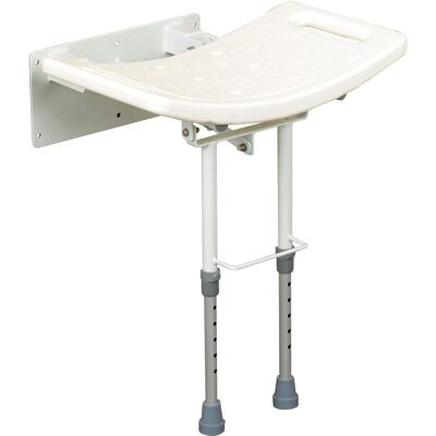 Patterson Medical Shower Seat - Foldable, Adjustable Legs, Safety Features Patterson Medical Shower Seat - Foldable, Adjustable Legs, Safety Features