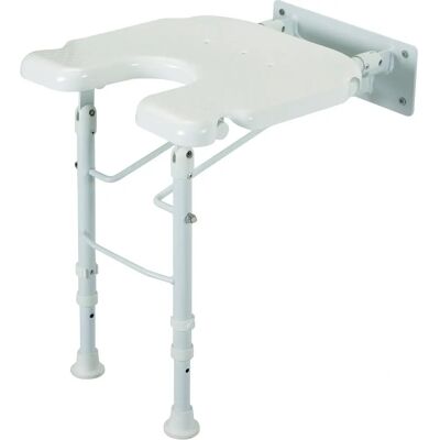 Homecraft Patterson Medical Bathroom Shower Seat - Adjustable, Foldable, White Homecraft Patterson Medical Bathroom Shower Seat - Adjustable, Foldable, White