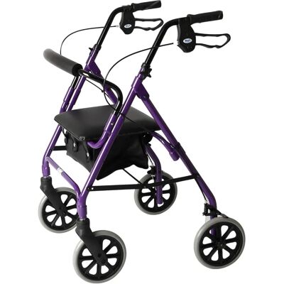 DAYS - Lightweight Folding Four Wheel Rollator - Padded Seat - Rollator DAYS - Lightweight Folding Four Wheel Rollator - Padded Seat - Rollator