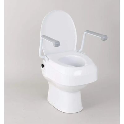 Homecraft - Raised Toilet Seat with Arms - Steel Frame Homecraft - Raised Toilet Seat with Arms - Steel Frame