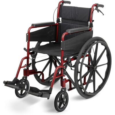 Days - Escape Lite - Ruby Red - Aluminium - Wheelchair Days - Escape Lite - Ruby Red - Aluminium - Wheelchair