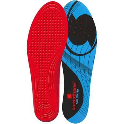 Sorbothane Full Strike Inlegzolen - Impactabsorberend - Blauw, Rood Sorbothane Full Strike Inlegzolen - Impactabsorberend - Blauw, Rood