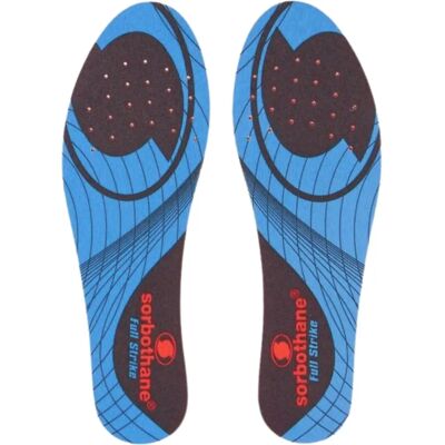 Sorbothane Full Strike Insoles - Blue - Men/Women - EU 44-45 - Insole Sorbothane Full Strike Insoles - Blue - Men/Women - EU 44-45 - Insole