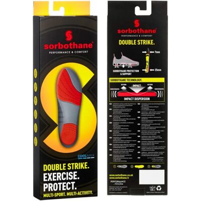 Sorbothane Sorbothane Dalesman Shock Stopper Double Strike 10 - Plantillas Sorbothane Sorbothane Dalesman Shock Stopper Double Strike 10 - Plantillas