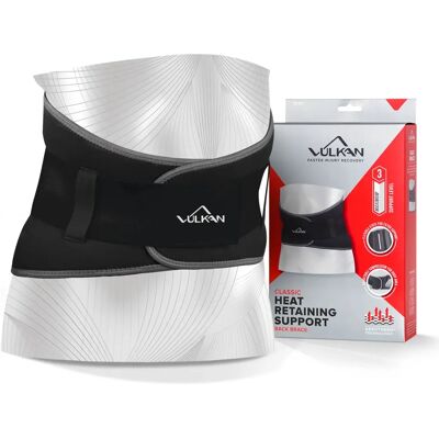 Vulkan Classic Back Support - Black - Large - Back Brace Vulkan Classic Back Support - Black - Large - Back Brace
