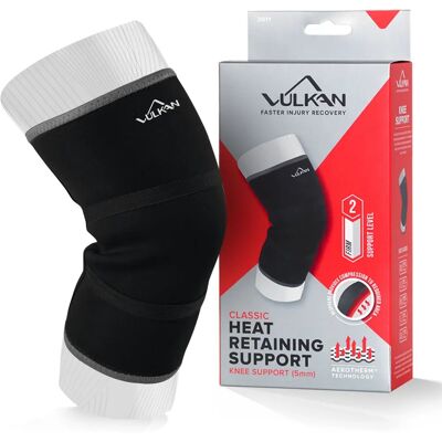 Vulkan Support 5mm - Knee Support - Black - Unisex XS Vulkan Support 5mm - Knee Support - Black - Unisex XS