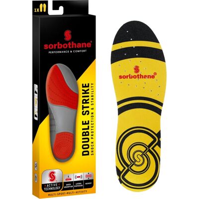 Sorbothane Double Strike - Plantillas para Deportes y Senderismo Sorbothane Double Strike - Plantillas para Deportes y Senderismo