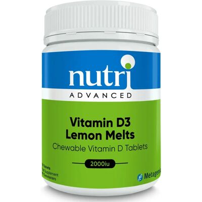 Nutri Advanced Vitamin D3 Lemon Melts - 2000IU - Tablets Nutri Advanced Vitamin D3 Lemon Melts - 2000IU - Tablets