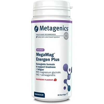Nutri Advanced MegaMag Energen Plus - Frambuesa - Polvo de Magnesio Nutri Advanced MegaMag Energen Plus - Frambuesa - Polvo de Magnesio