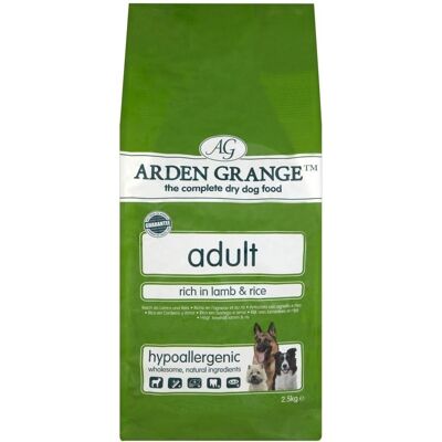 Arden Grange Adult Lamb Rice Dog Food - 2kg Arden Grange Adult Lamb Rice Dog Food - 2kg