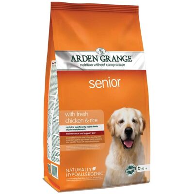 Arden Grange Senior with Fresh Chicken and Rice Dog Food - Dog Food Arden Grange Senior with Fresh Chicken and Rice Dog Food - Dog Food