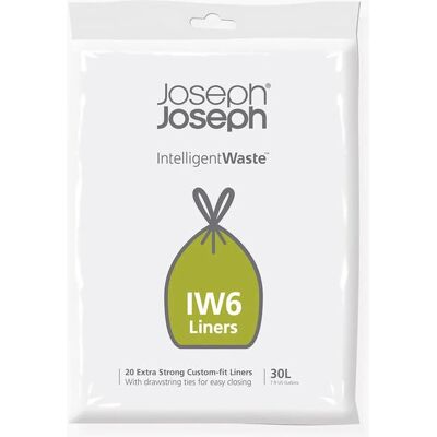 Bolsas de basura grises Joseph Joseph IW6 - 30L, pack de 20 Bolsas de basura grises Joseph Joseph IW6 - 30L, pack de 20