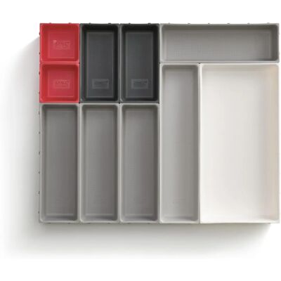 Zestaw organizatorów do przechowywania Joseph Joseph - Modułowy design z 10 tacami Zestaw organizatorów do przechowywania Joseph Joseph - Modułowy design z 10 tacami