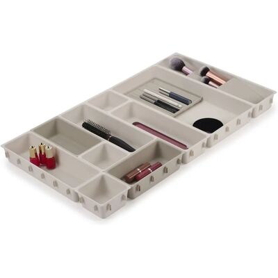 Joseph Joseph Viva Modular Make-up Organizer - Beige - 12 Stück Joseph Joseph Viva Modular Make-up Organizer - Beige - 12 Stück
