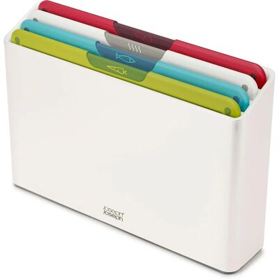 Joseph Joseph Folio Icon 4-Piece Colour Coded Chopping Board Set - Kitchen Storage Joseph Joseph Folio Icon 4-Piece Colour Coded Chopping Board Set - Kitchen Storage