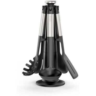 Set di 5 utensili Elevate in silicone e acciaio - Cucina Set di 5 utensili Elevate in silicone e acciaio - Cucina