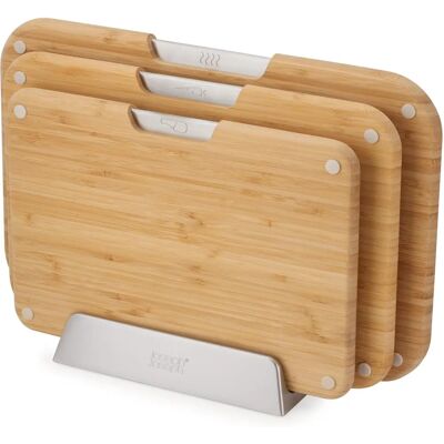 Joseph Joseph Nest Boards Bamboo - Set of 3 Cutting Boards with Stand Joseph Joseph Nest Boards Bamboo - Set of 3 Cutting Boards with Stand