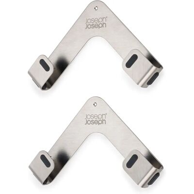 Joseph Joseph Space Stainless Steel Pan Lid Storage Holders - Silver Joseph Joseph Space Stainless Steel Pan Lid Storage Holders - Silver