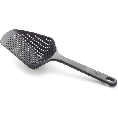 Joseph Joseph Scoop Plus - Sil og Skje - Svart - Varmeresistent 200°C Joseph Joseph Scoop Plus - Sil og Skje - Svart - Varmeresistent 200°C