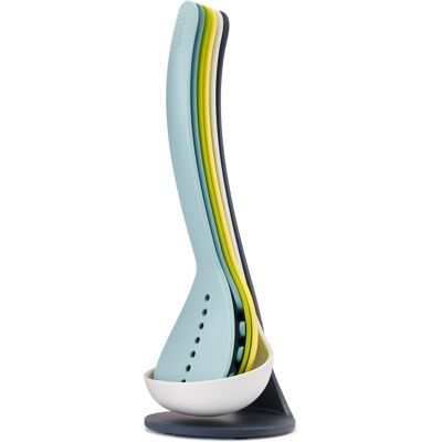 Joseph Joseph - Nest Utensils Plus - Czarny - 6szt - Zestaw sztućców Joseph Joseph - Nest Utensils Plus - Czarny - 6szt - Zestaw sztućców