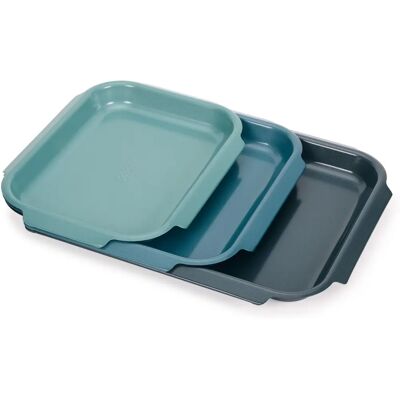 Joseph Joseph Nest Bake Carbon Steel Non-Stick Baking Tray Set - Baking Trays Joseph Joseph Nest Bake Carbon Steel Non-Stick Baking Tray Set - Baking Trays