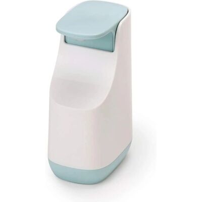Dispenser di sapone compatto bianco/azzurro - Dispenser di sapone Dispenser di sapone compatto bianco/azzurro - Dispenser di sapone