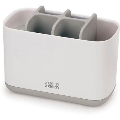 Joseph Joseph Easystore Large Grey White - Toothbrush Holder Joseph Joseph Easystore Large Grey White - Toothbrush Holder