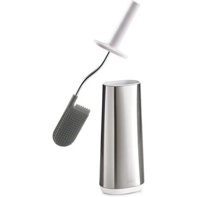 Brosse pour toilettes en acier inoxydable Joseph Joseph avec support Brosse pour toilettes en acier inoxydable Joseph Joseph avec support