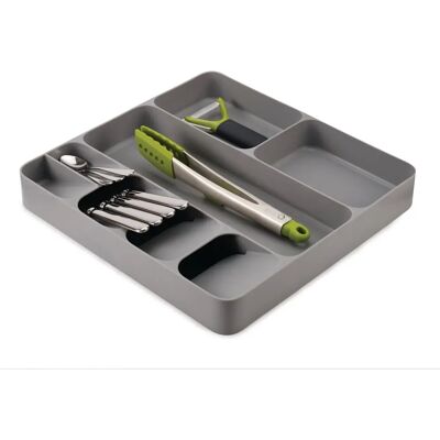 Organizzatore di posate, utensili e gadget Joseph Joseph DrawerStore - Grigio Organizzatore di posate, utensili e gadget Joseph Joseph DrawerStore - Grigio