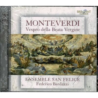 Brilliant Classics Monteverdi Vespro Della Beata Vergine - Music CD Brilliant Classics Monteverdi Vespro Della Beata Vergine - Music CD