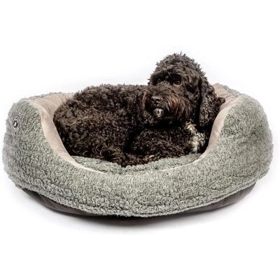 Danish Design Bobble Deluxe Slumber Dog Bed - Pewter - 76cm Danish Design Bobble Deluxe Slumber Dog Bed - Pewter - 76cm