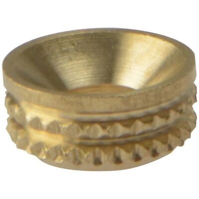 Prises à vis Forgefix 100SCS8B - Laiton poli - No. 8 - 100 pcs - Publicité Prises à vis Forgefix 100SCS8B - Laiton poli - No. 8 - 100 pcs - Publicité