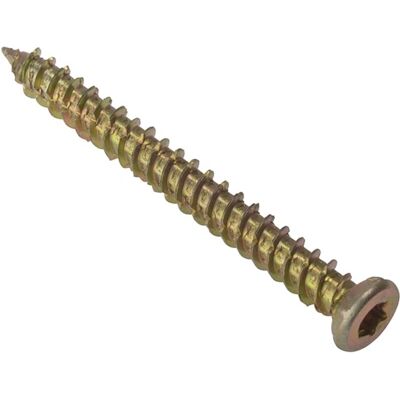 Vis de cadre en béton Forgefix 10CFS202 - Torx, ZYP, 7.5x20mm - Publicité Vis de cadre en béton Forgefix 10CFS202 - Torx, ZYP, 7.5x20mm - Publicité