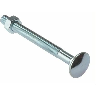 Forgefix M8 Carriage Bolt & Nut - 180mm - Bag of 10 Forgefix M8 Carriage Bolt & Nut - 180mm - Bag of 10