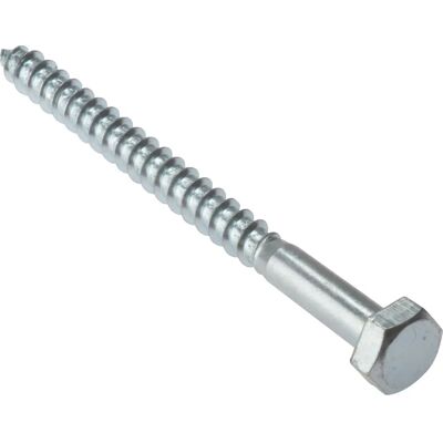 Forgefix M8 x 80mm Hexagon Coach Screw - Pack of 10 Forgefix M8 x 80mm Hexagon Coach Screw - Pack of 10